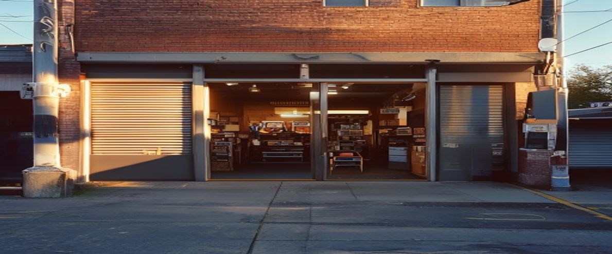 Master Mechanics workshop exterior on Upper Queen Street, Eden Terrace